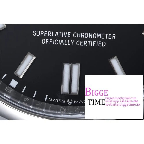Oyster Perpetual 126000 36mm Clean 1:1 Best Edition 904L Steel Black Dial VR3230 - Image 3