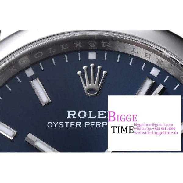 Oyster Perpetual 126000 36mm Clean 1:1 Best Edition 904L Steel Blue Dial VR3230 - Image 2