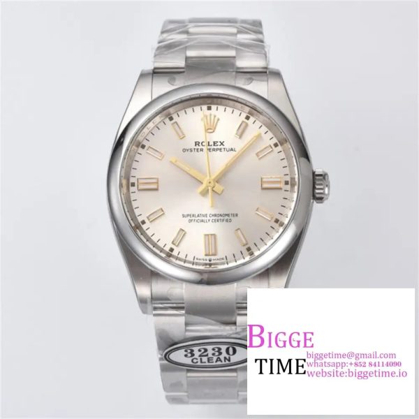 Oyster Perpetual 126000 36mm Clean 1:1 Best Edition 904L Steel Silver Dial VR3230