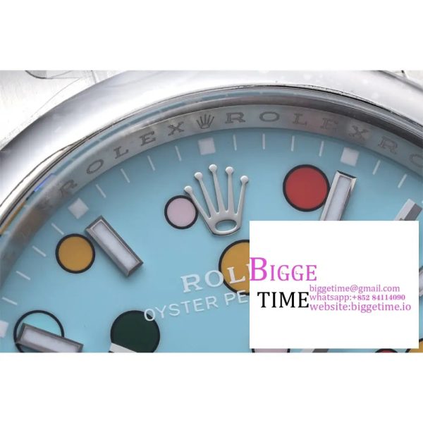 Oyster Perpetual 126000 36mm SS Clean 1:1 Best Edition 904L Steel Celebration Bubbles Dial on SS Bracelet VR3230 - Image 4