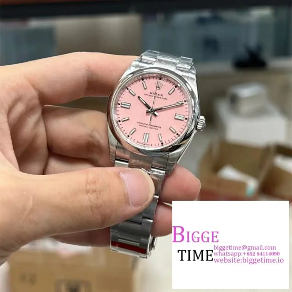Oyster Perpetual 126000 36mm VSF 1:1 Best Edition 904L Steel Pink Dial VS3235 - Image 6