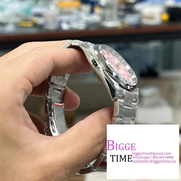 Oyster Perpetual 126000 36mm VSF 1:1 Best Edition 904L Steel Pink Dial VS3235 - Image 8
