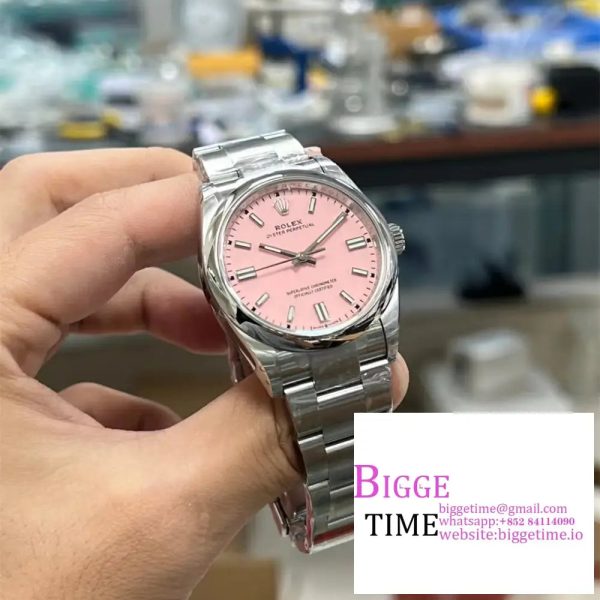 Oyster Perpetual 126000 36mm VSF 1:1 Best Edition 904L Steel Pink Dial VS3235 - Image 5