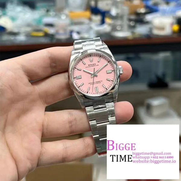 Oyster Perpetual 126000 36mm VSF 1:1 Best Edition 904L Steel Pink Dial VS3235 - Image 2