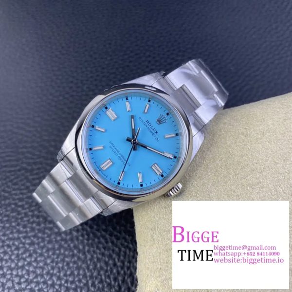 Oyster Perpetual 126000 36mm VSF 1:1 Best Edition 904L Steel Tiffany Blue Dial VS3230 V2 - Image 2