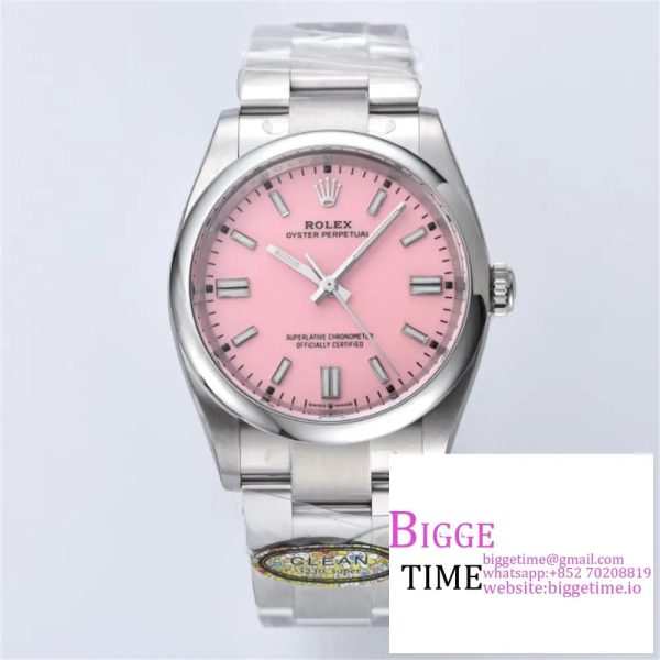 Oyster Perpetual 36mm 126000 Pink Dial Oyster Bracelet Clean Factory CF VR3230