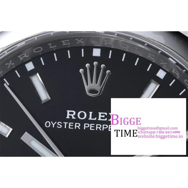 Oyster Perpetual 41mm 124300 Black Dial Oyster Bracelet Clean Factory CF VR3230 - Image 4