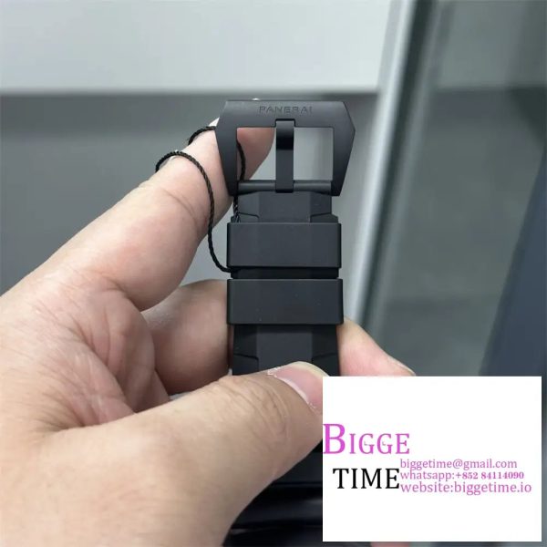 PAM1039 V Carbotech VSF 1:1 Best Edition Grey Sail Dial on Black Rubber Strap P.9010 - Image 5