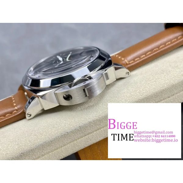 PAM111 44mm Luminor Black Dial Brown Leather Strap HWF 6497 - Image 5