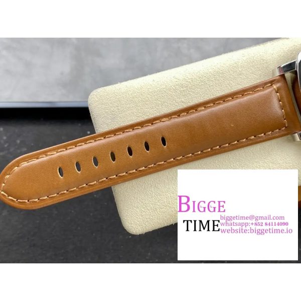 PAM111 44mm Luminor Black Dial Brown Leather Strap HWF 6497 - Image 6