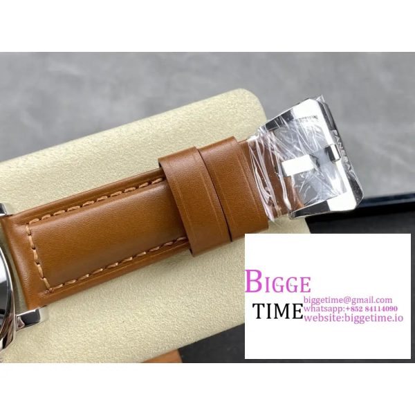 PAM111 44mm Luminor Black Dial Brown Leather Strap HWF 6497 - Image 8