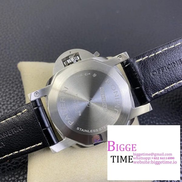 PAM1312 W VSF 1:1 Best Edition Black Dial on Black Leather Strap P.9010 - Image 8
