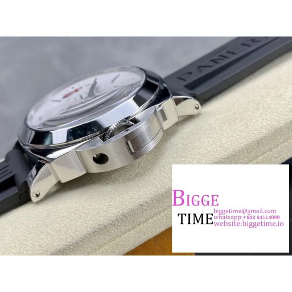 PAM1342 44mm Luminor White Dial Black Rubber Strap HWF 6497 - Image 6