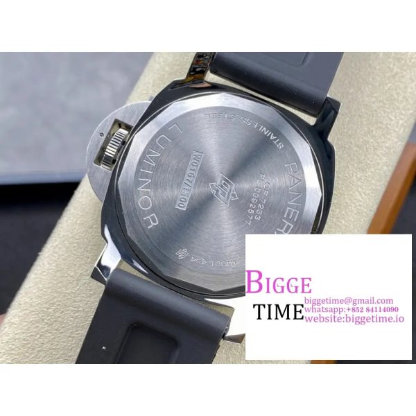 PAM1342 44mm Luminor White Dial Black Rubber Strap HWF 6497 - Image 9