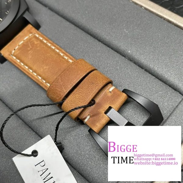 PAM1441 U VSF 1:1 Best Edition Black Dial on Brown Asso Strap P.9011 - Image 8