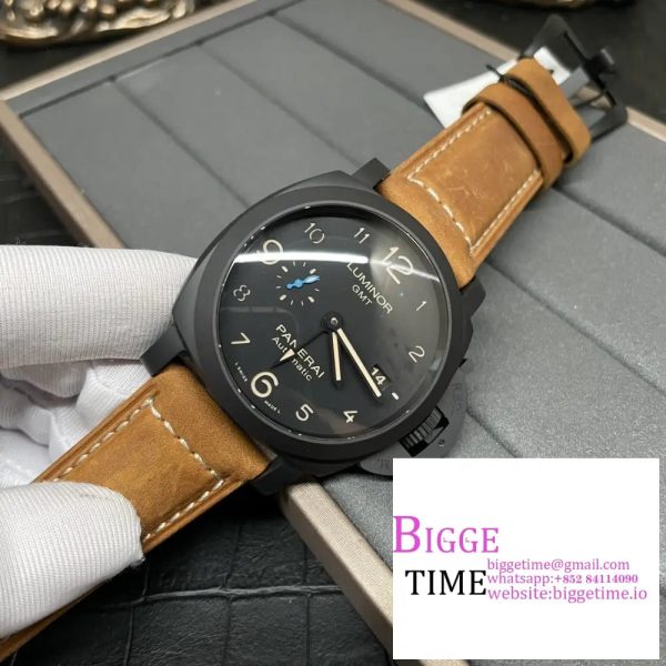 PAM1441 U VSF 1:1 Best Edition Black Dial on Brown Asso Strap P.9011 - Image 4