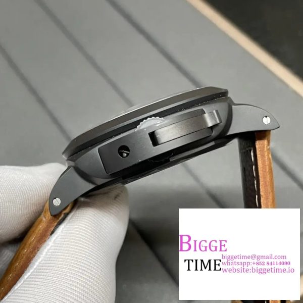PAM1441 U VSF 1:1 Best Edition Black Dial on Brown Asso Strap P.9011 - Image 7