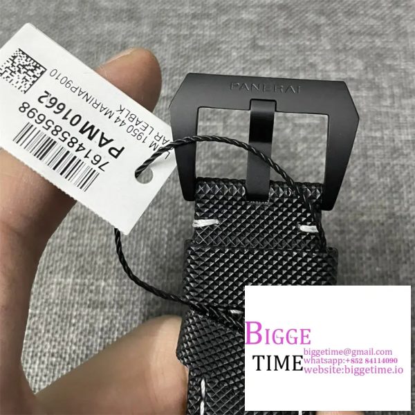 PAM 1662 Satin-polished Ti VSF 1:1 Best Edition on Black Kevlar Composite Strap P.9010 - Image 5