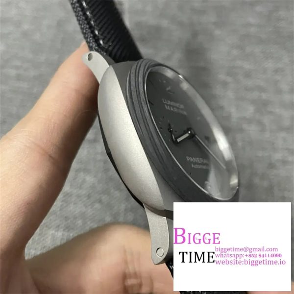 PAM 1662 Satin-polished Ti VSF 1:1 Best Edition on Black Kevlar Composite Strap P.9010 - Image 3