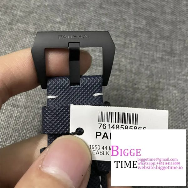 PAM1663 44mm Luminor Carbon Gradient Blue Dial Blue Nylon Strap VSF P9010 - Image 5