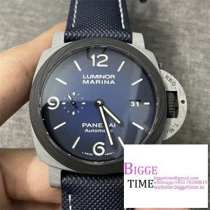 PAM1663 44mm Luminor Carbon Gradient Blue Dial Blue Nylon Strap VSF P9010