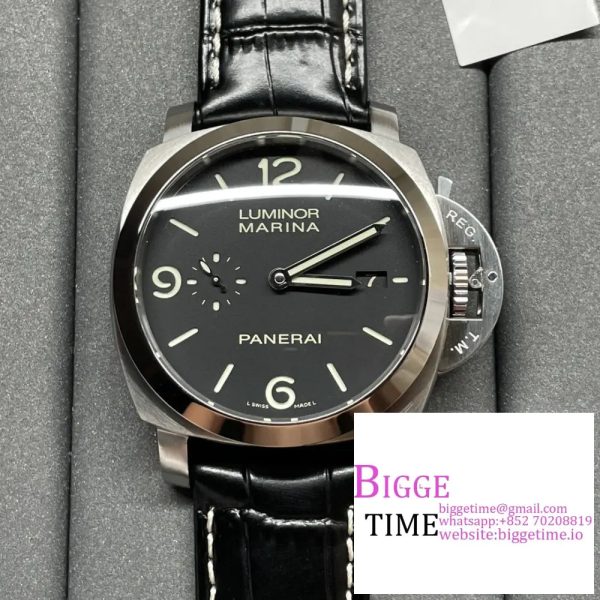 PAM312 R VSF 1:1 Best Edition on Black Leather Strap P.9000 V2