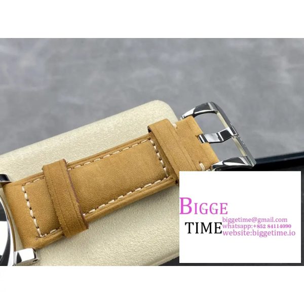 PAM372 47mm Luminor Black Dial Brown Leather Strap HWF P3000 - Image 6