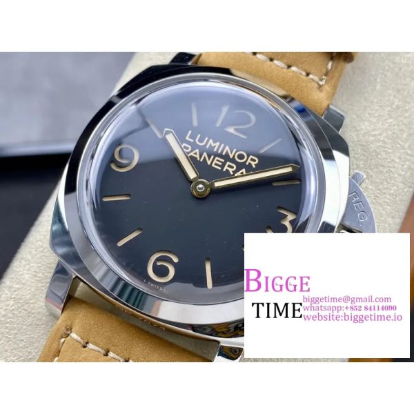 PAM372 47mm Luminor Black Dial Brown Leather Strap HWF P3000 - Image 3