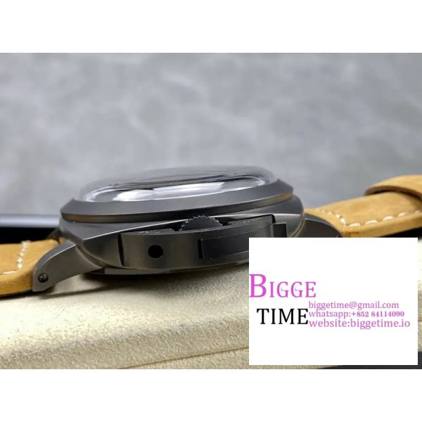 PAM375 N V6F 1:1 Best Edition Black Dial on Brown Asso Strap P3000 - Image 4