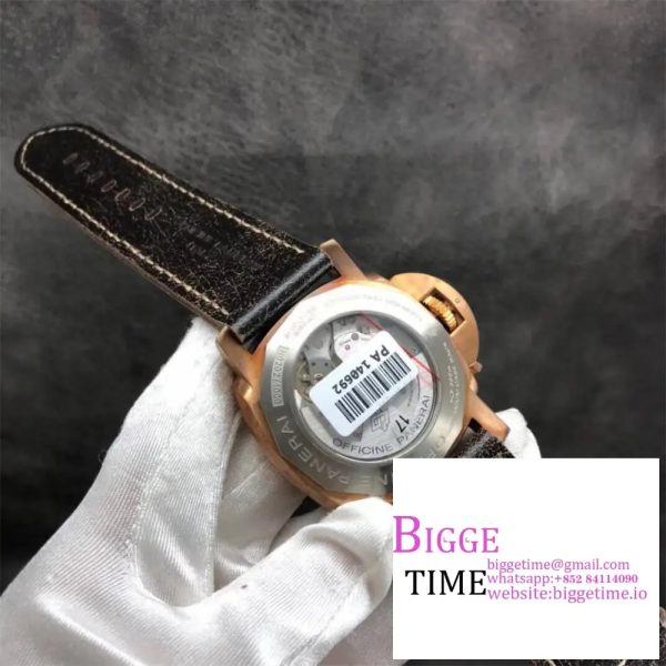 PAM382 N Bronzo VSF 1:1 Best Edition on Brown Distressed Calfskin Strap P.9000 V2 - Image 9