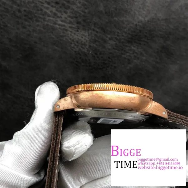 PAM382 N Bronzo VSF 1:1 Best Edition on Brown Distressed Calfskin Strap P.9000 V2 - Image 8