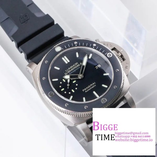 PAM389 O VSF 1:1 Best Edition on Black Rubber Strap P.9000  V2 - Image 4