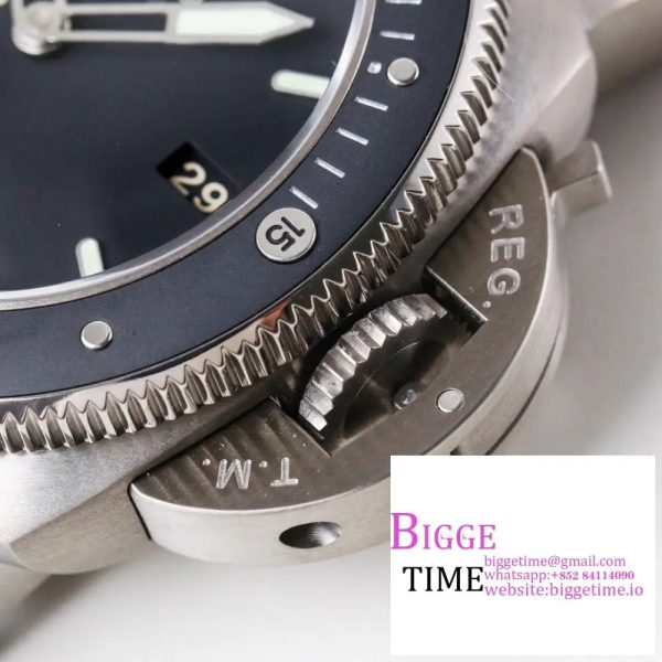 PAM389 O VSF 1:1 Best Edition on Black Rubber Strap P.9000  V2 - Image 6