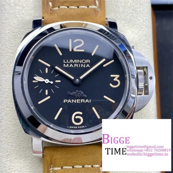 PAM416 44mm Luminor Black Dial Brown Leather Strap HWF 6497