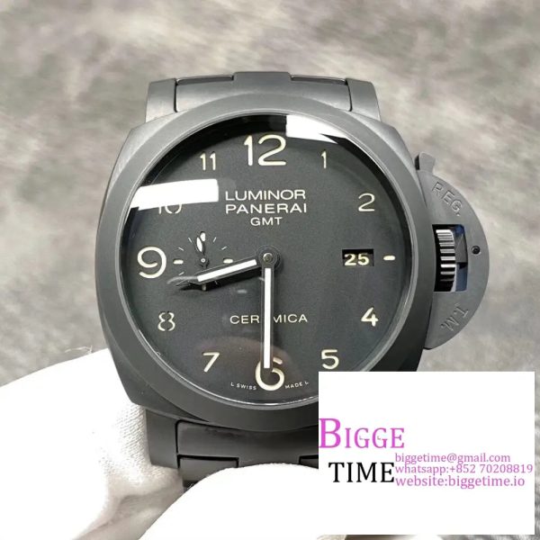 PAM438 O Real Ceramic VSF 1:1 Best Edition on Ceramic Bracelet P9001/B V2