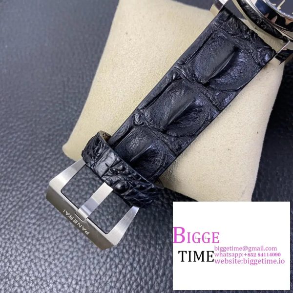 PAM498 O "福" VSF 1:1 Best Edition on Black Leather Strap P.9000  V2 - Image 4