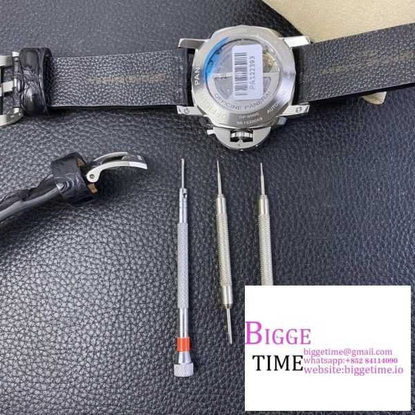 PAM498 O "福" VSF 1:1 Best Edition on Black Leather Strap P.9000  V2 - Image 9