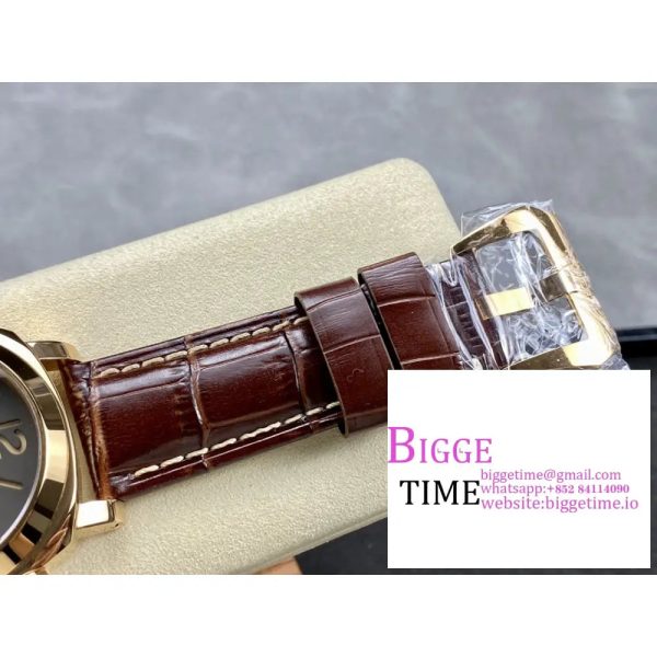 PAM511 Luminor Marina 44mm HWF 1:1 Best Edition Brown Dial on Brown Leather Strap A6497 - Image 7