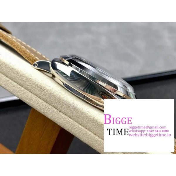 PAM663 47mm Luminor Grey Dial Brown Leather Strap HWF P3000 - Image 5
