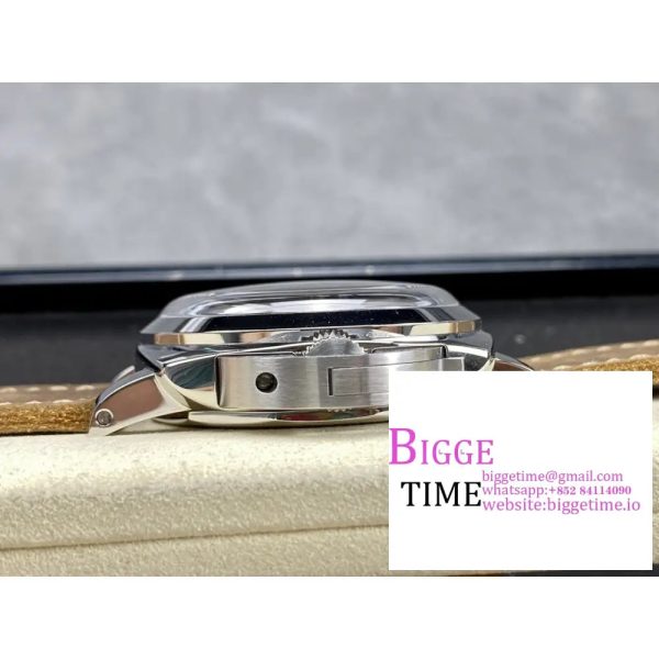 PAM663 47mm Luminor Grey Dial Brown Leather Strap HWF P3000 - Image 8