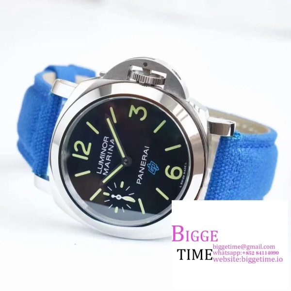 PAM774 44mm Luminor black Dial blue Nylon Strap HWF 6497 - Image 3