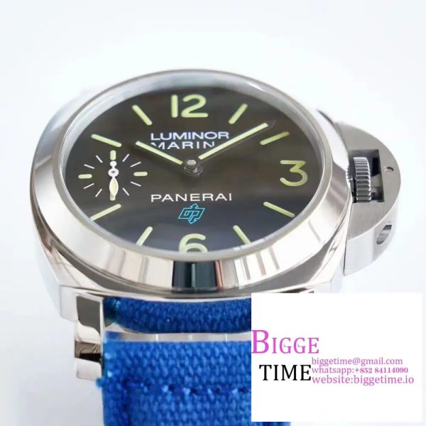 PAM774 44mm Luminor black Dial blue Nylon Strap HWF 6497 - Image 5