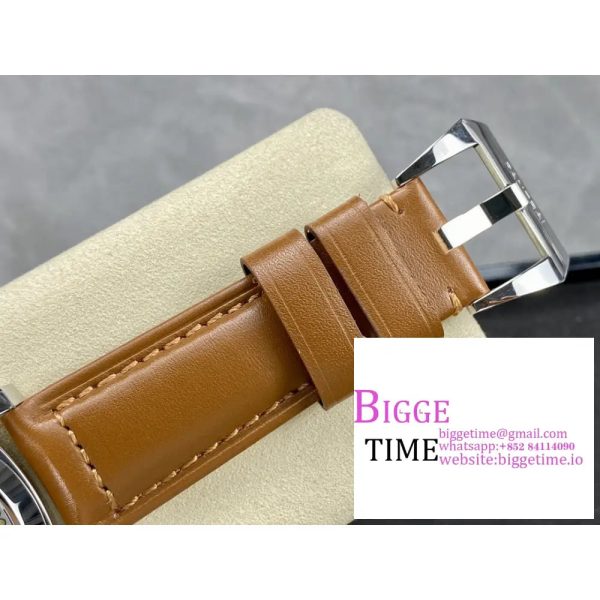 PAM778 W HWF 1:1 Best Edition White Dial on Brown Leather Strap A6497 - Image 8