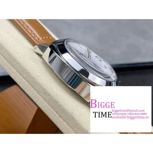PAM778 W HWF 1:1 Best Edition White Dial on Brown Leather Strap A6497 - Image 4