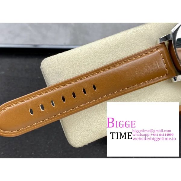 PAM778 W HWF 1:1 Best Edition White Dial on Brown Leather Strap A6497 - Image 6