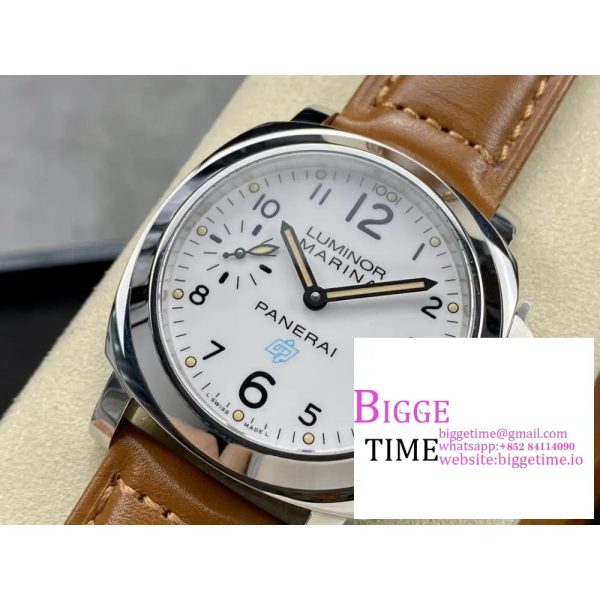 PAM778 W HWF 1:1 Best Edition White Dial on Brown Leather Strap A6497 - Image 3