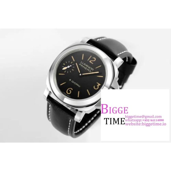 PAM915 HWF 1:1 Luminor Base 8 Days Best Edition on Black Leather Strap P5000 - Image 5