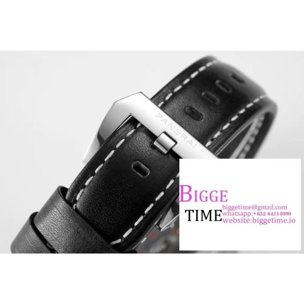 PAM915 HWF 1:1 Luminor Base 8 Days Best Edition on Black Leather Strap P5000 - Image 8
