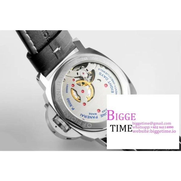 PAM915 HWF 1:1 Luminor Base 8 Days Best Edition on Black Leather Strap P5000 - Image 9