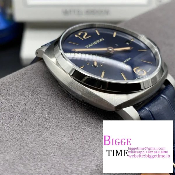 PAM927 Luminor Due VSF Best Edition Blue Dial on Blue Leather Strap AXXXIV - Image 3